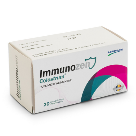 Immunozen Colostrum, 20 comprimate masticabile, Aesculap