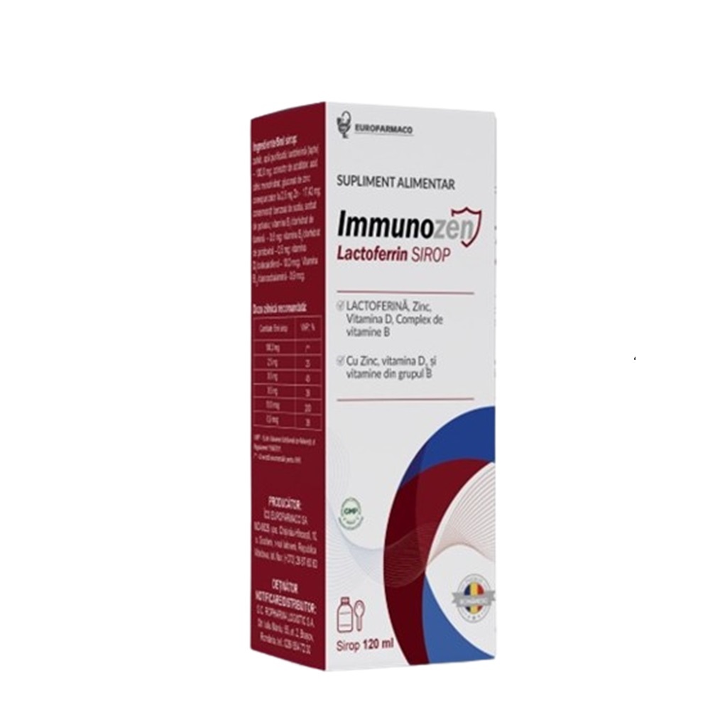 Sirop pentru copiii Immunozen Lactoferrin, 120 ml, Eurofarmaco