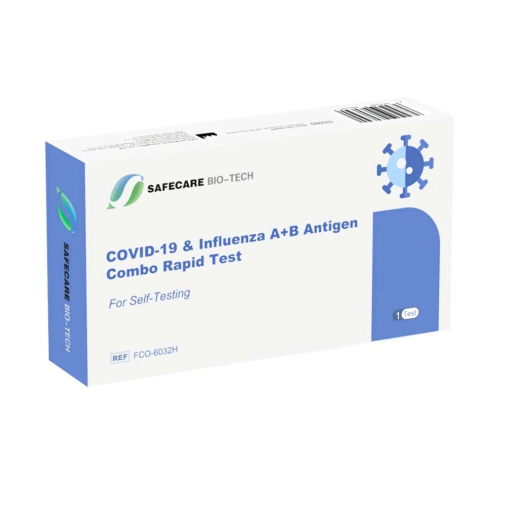 Test combo pentru Covid 19 si Gripa A+B, Safecare