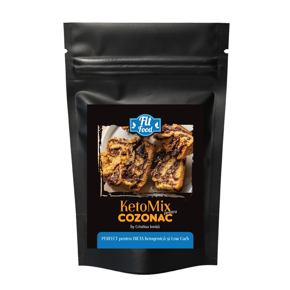 KetoMix Cozonac, 400 g, Fit Food