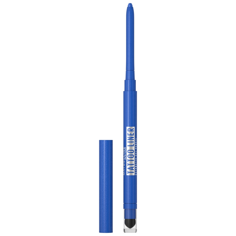 Creion mecanic pentru ochi Tattoo Liner Automatic Sleeplees Sapphire, 1 bucata, Maybelline