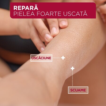 Lapte de corp pentru piele uscata Urea Cica Repair+, 400 ml, Mixa 663142
