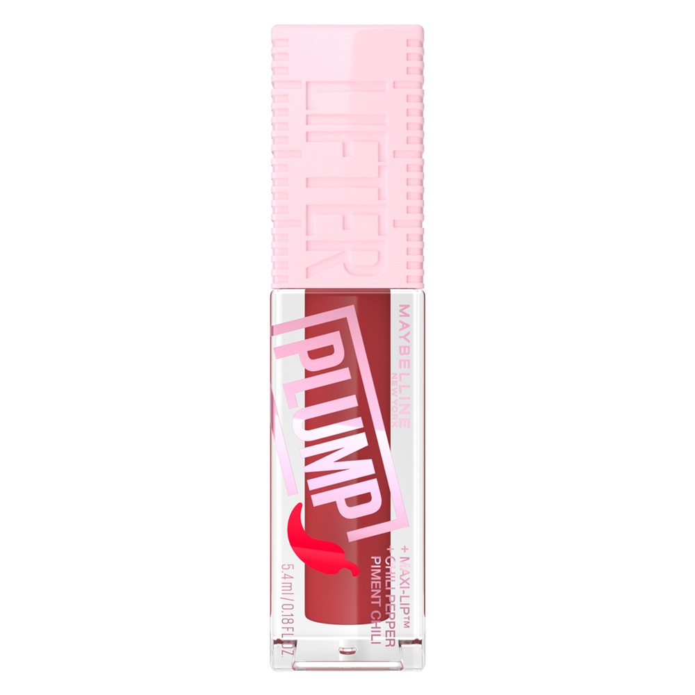 Luciu de buze cu efect de marire Lifter Plump 006 Hot Chili, 5.4 ml, Maybelline