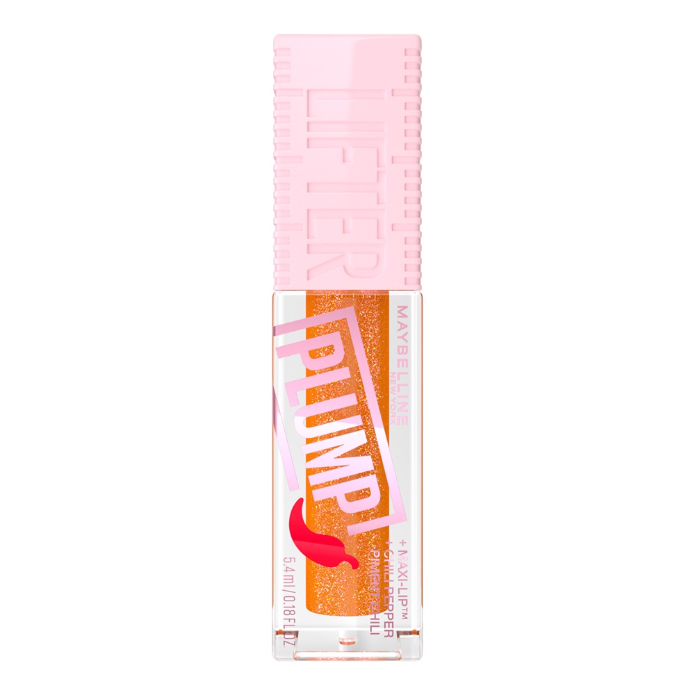 Luciu de buze cu efect de marire Lifter Plump  008 Hot Honey, 5.4 ml, Maybelline