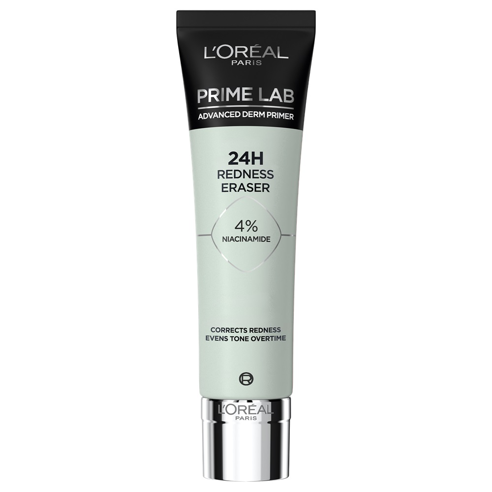 Baza de machiaj anti-roseata Prime Lab 24H, 30 ml, Loreal