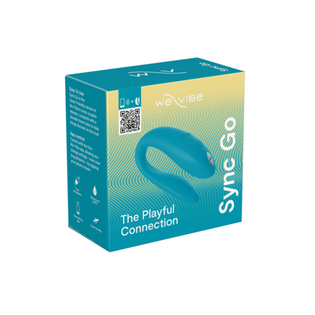 Vibrator pentru cuplu Sync Go Turquoise, We-Vibe 582113
