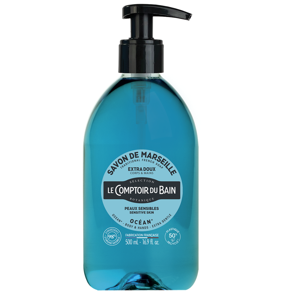 Sapun lichid de marsilia Ocean, 500 ml, Le Comptoir du Bain