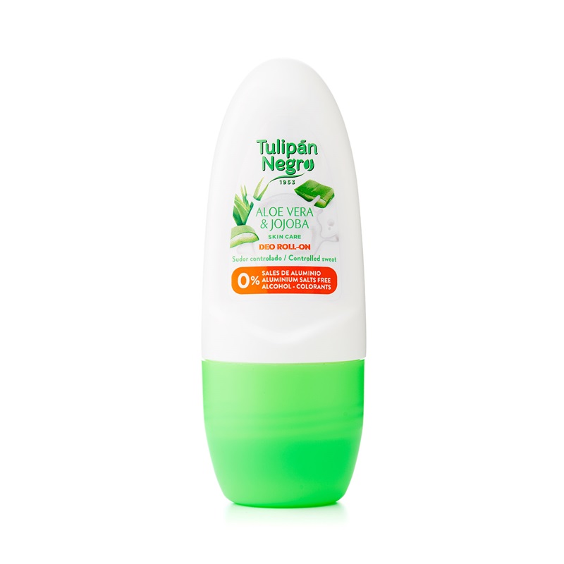 Deodorant Roll-on cu Aloe Vera si Jojoba, 50 ml, Tulipan Negro