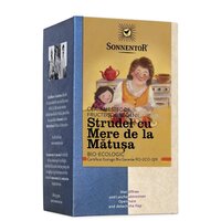 Ceai de fructe si mirodenii eco, Strudel cu Mere de la Matusa, 18 plicuri, Sonnentor