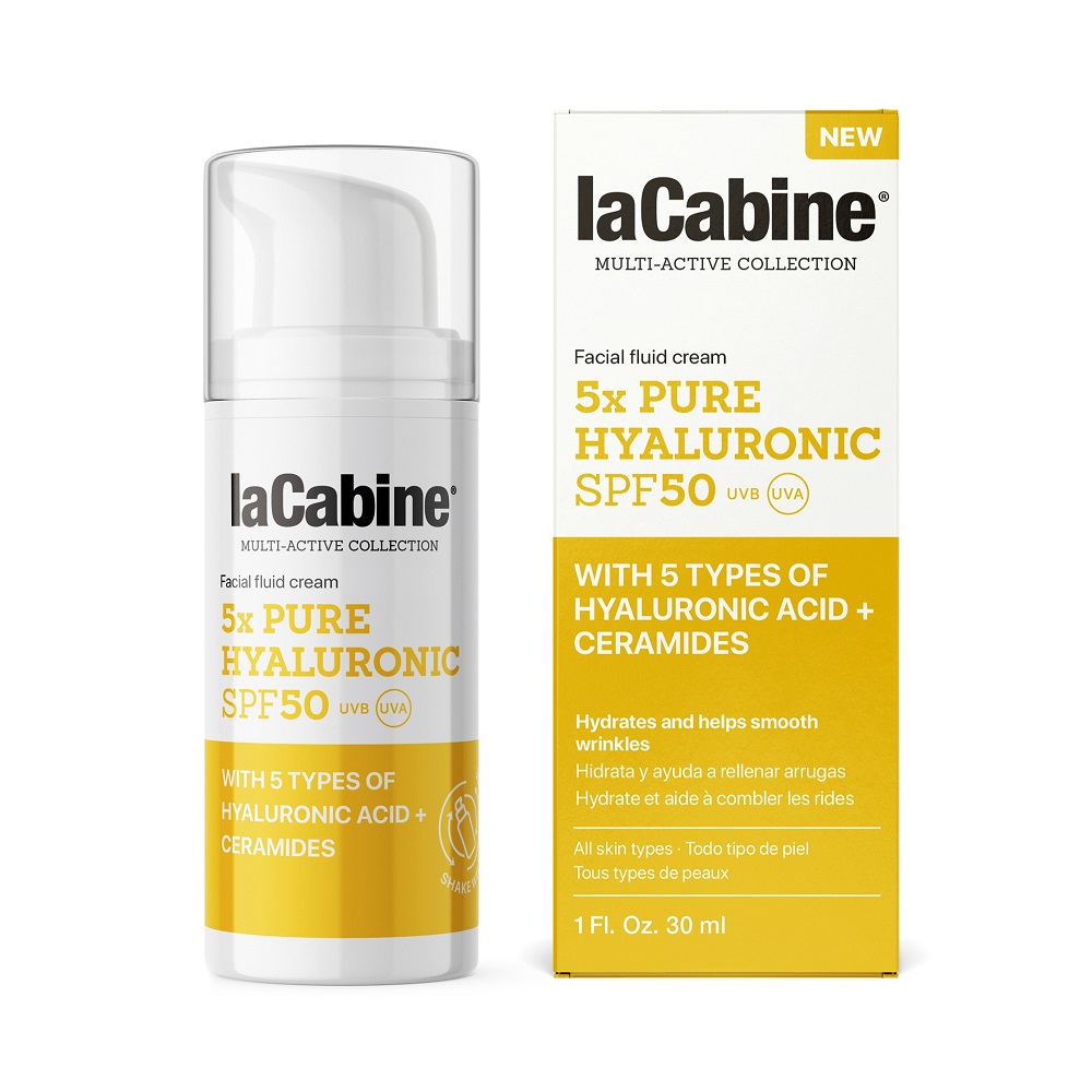 Crema 5X Pure Hyaluronic SPF50, 30 ml, La Cabine