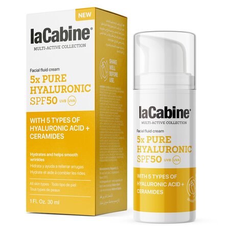 Crema 5X Pure Hyaluronic SPF50, 30 ml, La Cabine