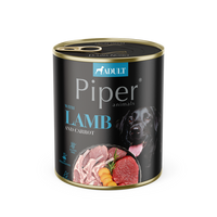 Hrana umeda cu miel si morcovi pentru caini, 800 g, Piper