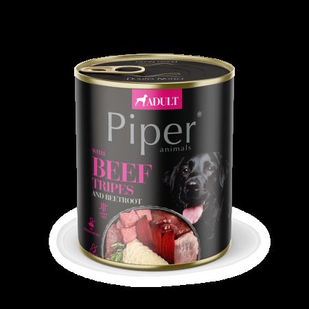 Hrana umeda cu vita si sfecla rosie, 800 g, Piper