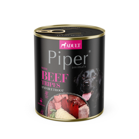 Hrana umeda cu vita si sfecla rosie, 800 g, Piper