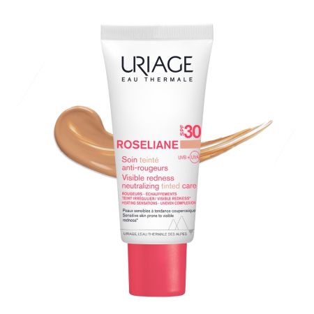 Crema CC anti-roseata cu SPF30 Roseliane, 40 ml, Uriage 658839