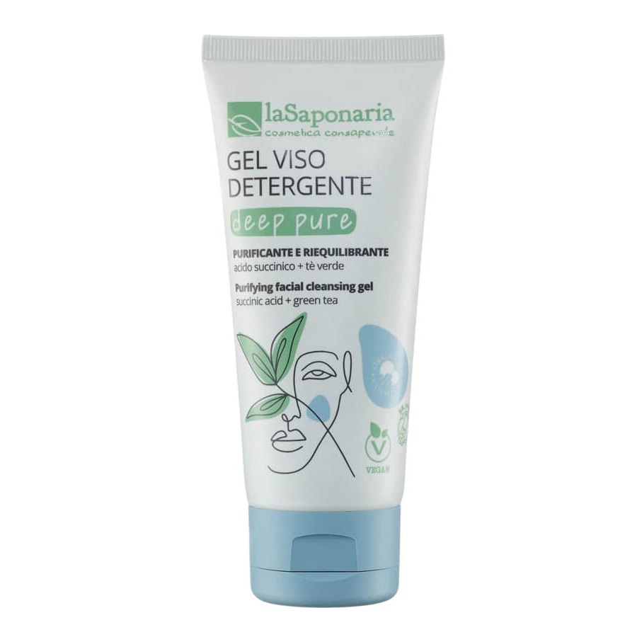 Gel purificator pentru curatarea fetei, 100 ml, La Saponaria