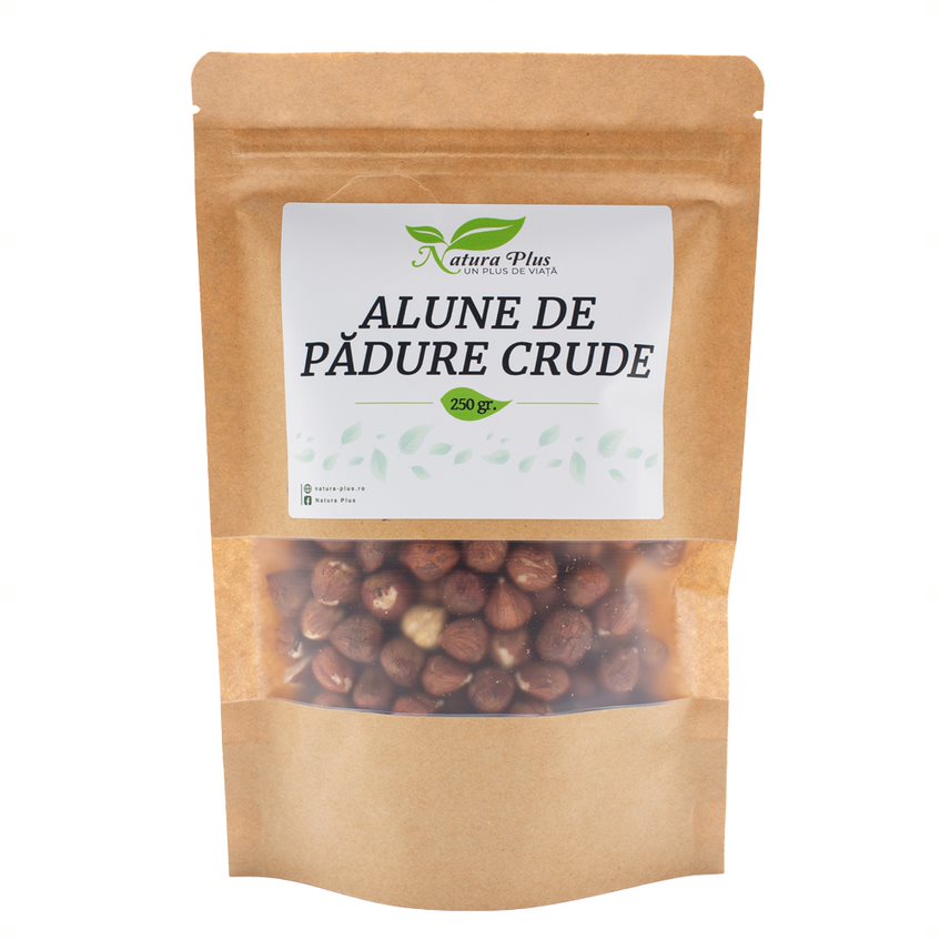 Alune de padure crude, 250 g, Natura Plus