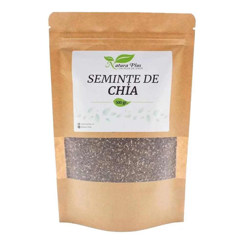 Chia Seminte, 500 g, Natura Plus