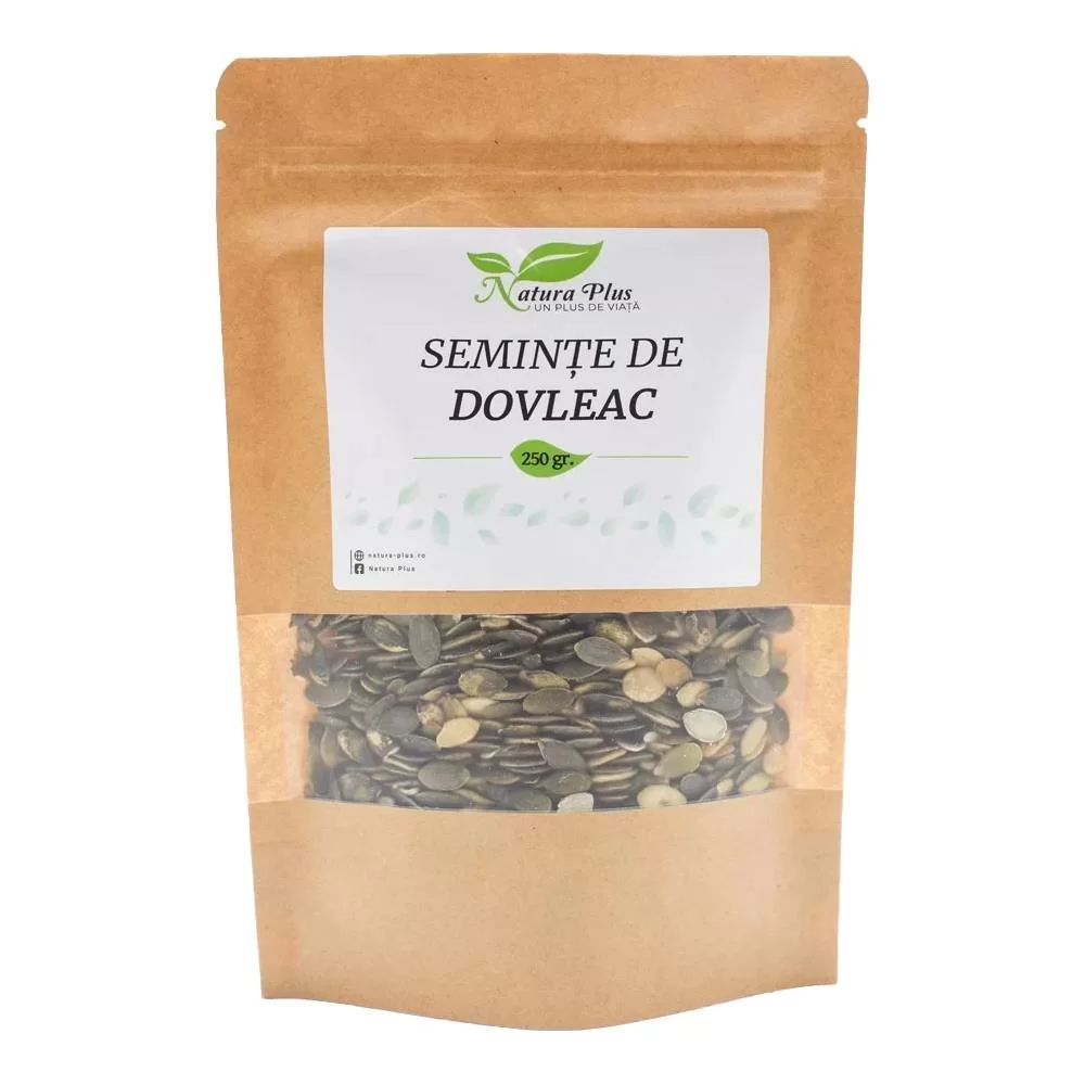 Seminte de dovleac, 250 g, Natura Plus