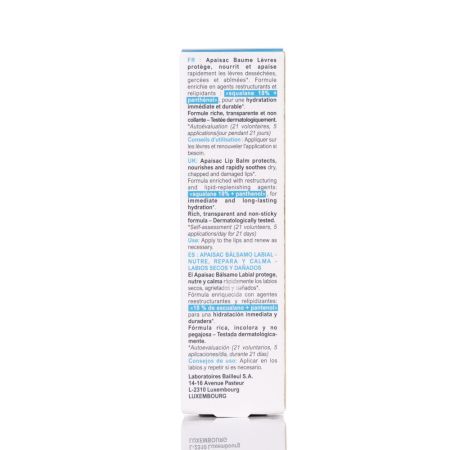Balsam reparator pentru buze Apaisac Repair, 15 ml, Bailleul 711440