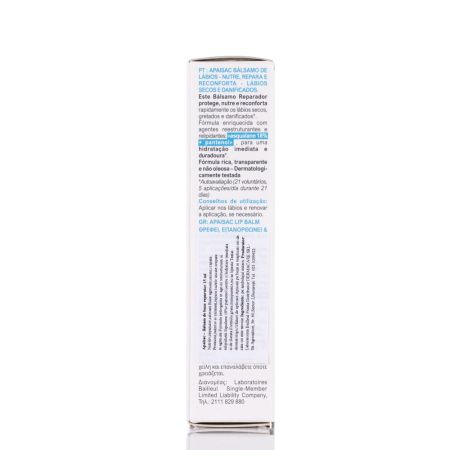 Balsam reparator pentru buze Apaisac Repair, 15 ml, Bailleul 711439