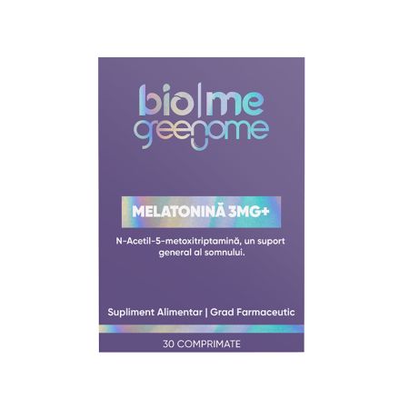 Melatonina, 3 mg+, 30 comprimate, Biome