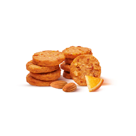 Biscuiti cu migdale si portocale, 80 g, The Beginnings 582843