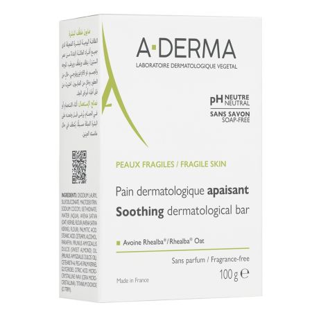 Sapun dermatologic cu lapte de ovaz, 100 g, A-Derma