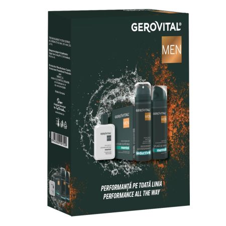 Set Men Lotiune dupa ras, 100 ml + Deodorant, 150 ml + Spuma de ras, 200 ml, Farmec