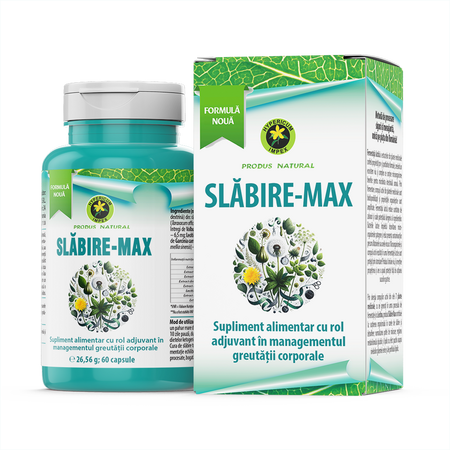 Capsule slabire max, 60 capsule, Hypericum 