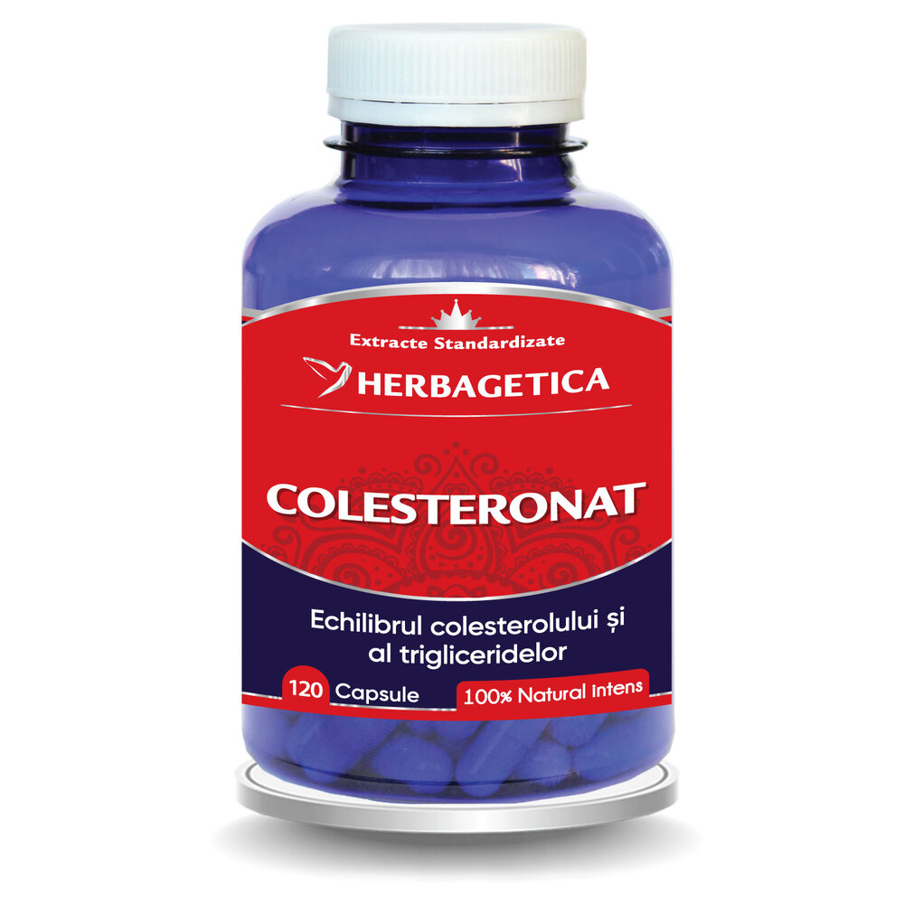 Colesteronat, 120 capsule, Herbagetica