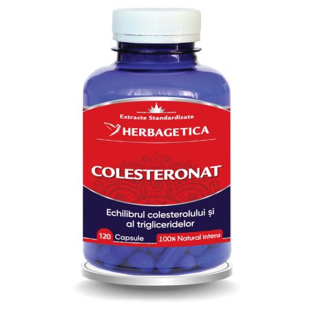 Colesteronat, 120 capsule, Herbagetica