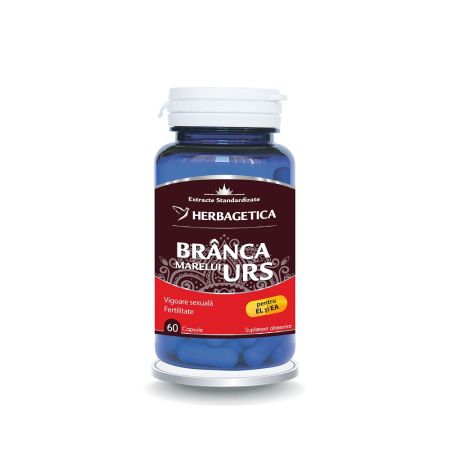 Branca Marelui Urs, 60 capsule, Herbagetica