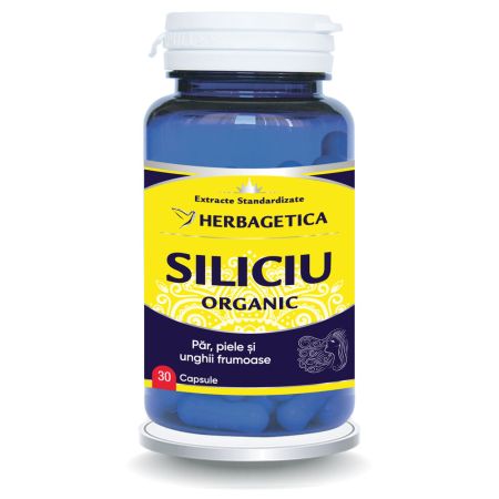 Siliciu Organic, 30 capsule, Herbagetica
