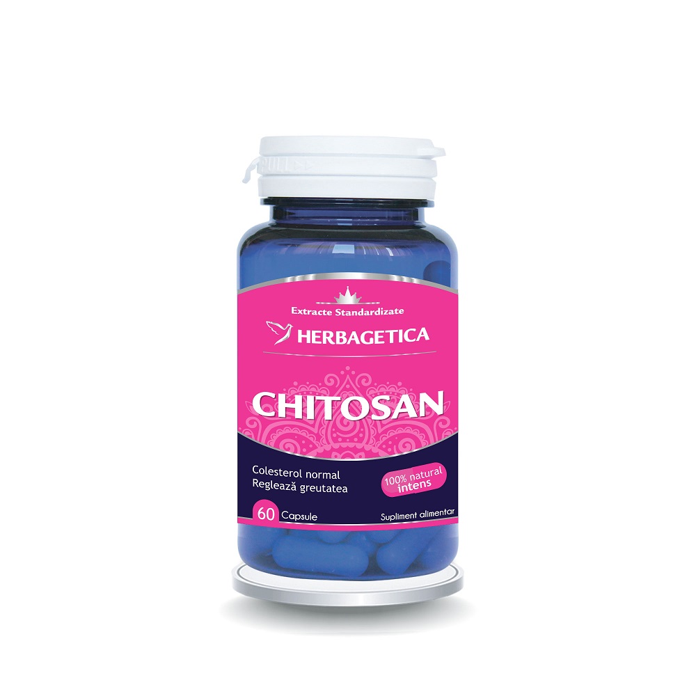 Chitosan, 60 capsule, Herbagetica