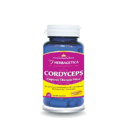 Cordyceps Forte, 30 capsule, Herbagetica