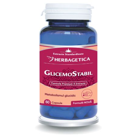 Glicemo Stabil, 60 capsule, Herbagetica