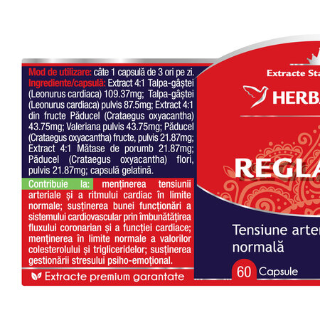 Reglatens, 60 capsule, Herbagetica 688808