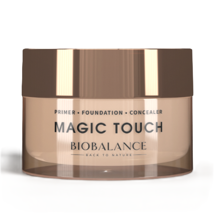 Primer, fond de ten si anti-cearcan cu vitamina C Magic Touch, 30 ml, Bio Balance