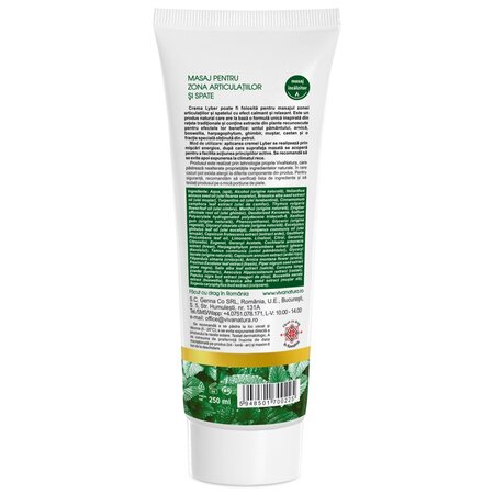 Crema activa cu Untul-Pamantului si petrol Lyber, 250 ml, Vivanatura 709939