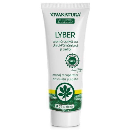 Lyber crema activa cu Untul-Pamantului si Petrol, 250 ml, Vivanatura