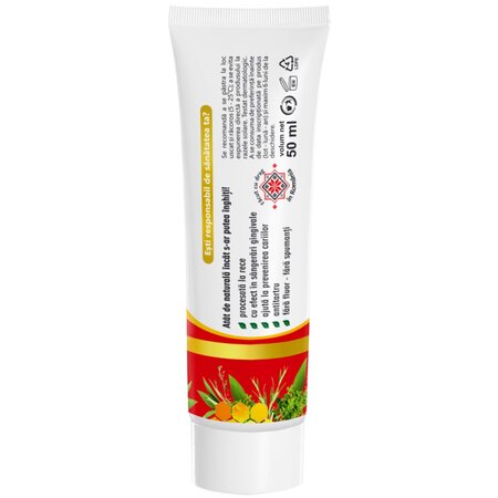 Pasta de dinti naturala cu argila si propolis Forte, 50 ml, Vivanatura 709577