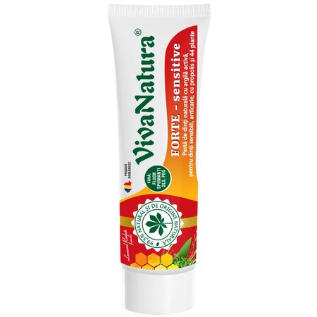 Pasta de dinti naturala cu argila si propolis Forte, 50 ml, Vivanatura 709578