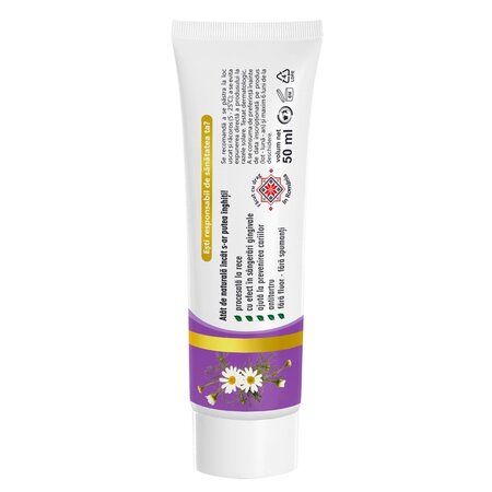 Pasta de dinti cu argila si 44 plante Homeopatic, 50 ml, Vivanatura 709504