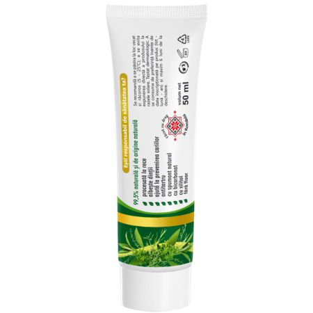 Pasta de dinti naturala cu argila si aloe vera Herbal, 50 ml, Vivanatura 709817