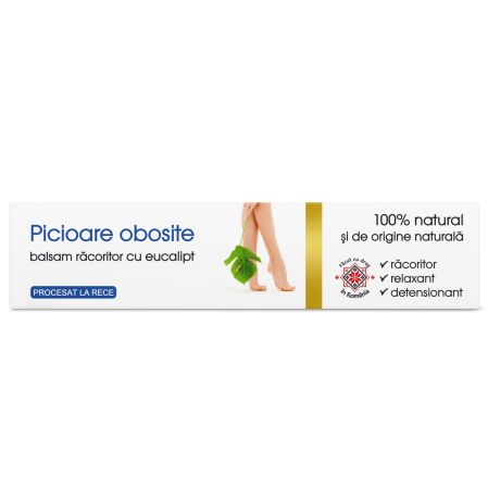 Balsam racoritor cu eucalipt pentru picioare obosite, 75 ml, Vivanatura 709975