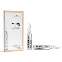 Fiole concentrate antiaging cu acid hialuronic din caviar de somon Super Ampoule Salmon DNA, 10 x 2 ml, Bio Balance