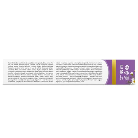 Pasta de dinti cu argila si 44 plante Homeopatic, 80 ml, Vivanatura 709671