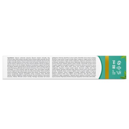 Pasta de dinti naturala cu argila si plante Menthol Fresh, 80 ml, Vivanatura 709653