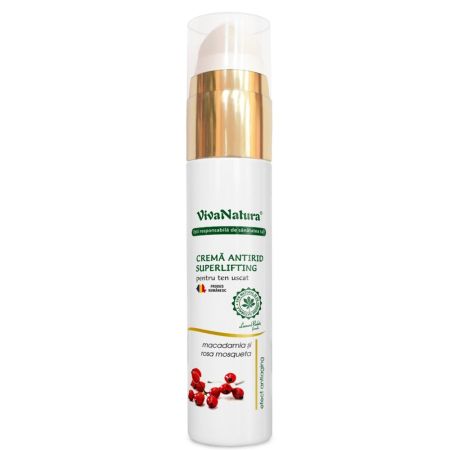 Crema antirid superlifting pentru ten uscat, 45 ml, Vivanatura 710071